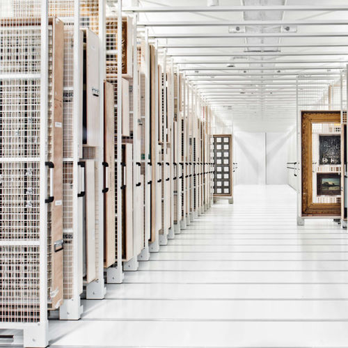 艺术品收藏画架可移动货架搁板 - PICTURE RACKING - Bruynzeel Storage Systems - 仓储 / 用于博物馆 / 档案