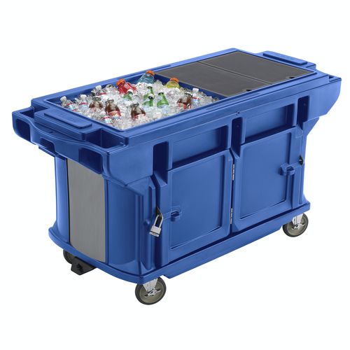 不锈钢料理台 - VERSA WORK - ULTRA - Cambro - 移动式 / 带收纳 / 冷藏