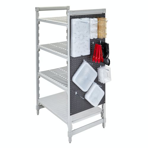 移动式置物架 - CAMSHELVING® PEGBOARD - Cambro - 现代风格 / 不锈钢 / 塑料