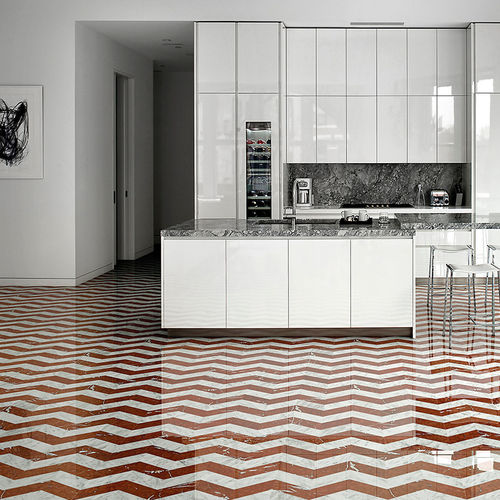 大理石瓷砖 - APPIA - BISAZZA BAGNO - 抛光 / 3D / 室内