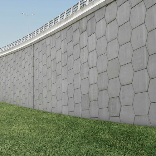 混凝土挡土墙 - A Cimenteira do Louro - 模块化 / 预制 / 用于桥梁工程