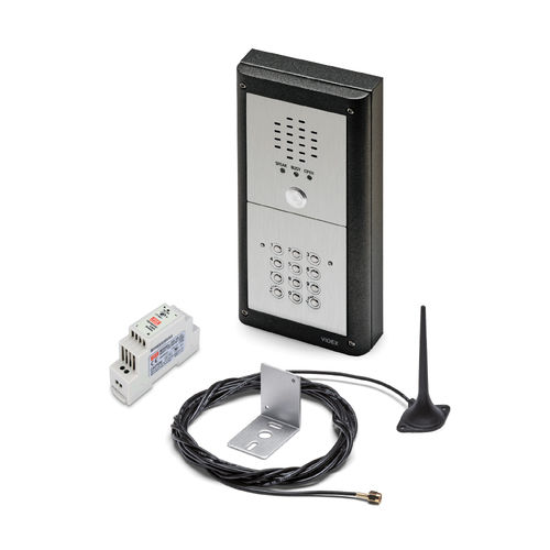白色音频对讲机 - GSM4KCR - Videx Electronics S.p.A. - 黑色 / 嵌入式 / 户外