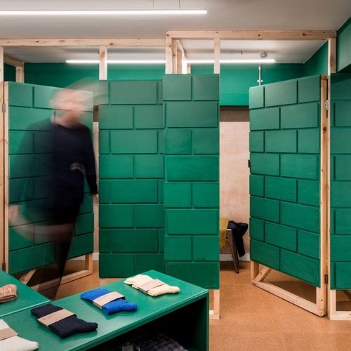 木纤维建筑板 - VALCHROMAT® - Investwood S.A - 商店用 / PEFC环保标签 / FSC环保标签