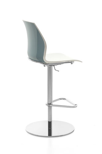 现代风格吧椅 - KALEA STOOL - KASTEL srl - 金属 / 聚丙烯 / 橇式