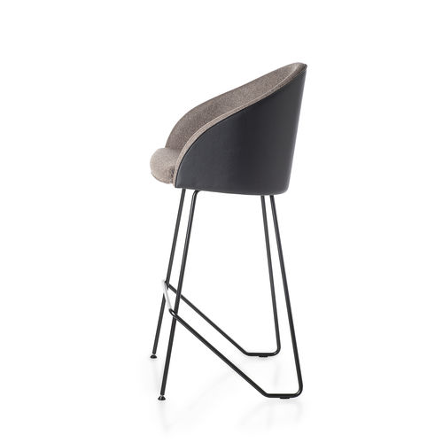 现代风格吧椅 - KAMEO STOOL - KASTEL srl - 室内 / 布料 / 金属桌脚