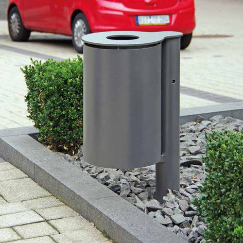 公共垃圾桶 - Argen - Gem. Westeifel Werke GmbH - 落地 / 电镀钢 / 粉末涂层钢