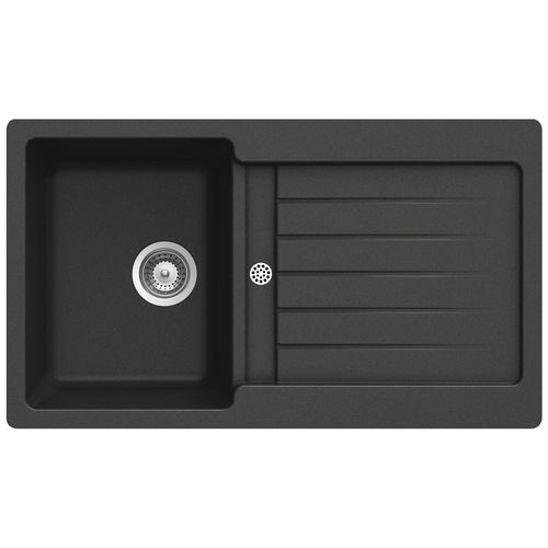 单槽厨房水槽 - 86 - RODI HOME – kitchen sinks and accessories - 带沥水架 / 复合材料 / 嵌入式