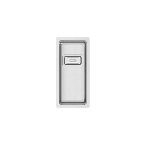 单槽厨房水槽 - BOX LUX 17 - RODI HOME – kitchen sinks and accessories - 无排水板 / 磨砂不锈钢 / 嵌入式