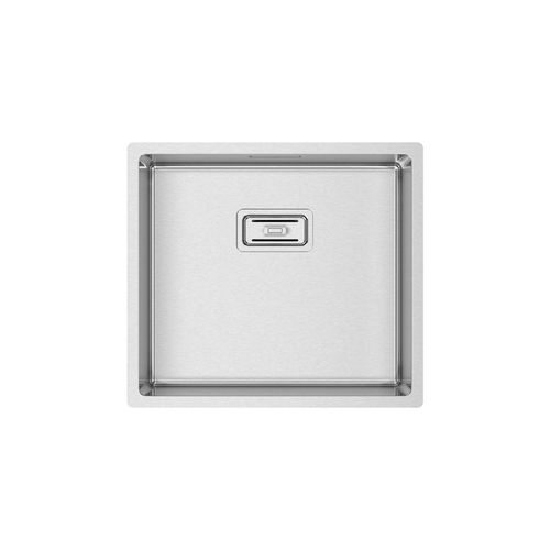 单槽厨房水槽 - BOX LUX 45 - RODI HOME – kitchen sinks and accessories - 无排水板 / 磨砂不锈钢 / 嵌入式