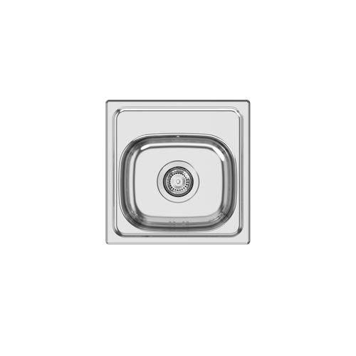 单槽厨房水槽 - NEW PIO BAR - RODI HOME – kitchen sinks and accessories - 无排水板 / 不锈钢 / 抛光不锈钢