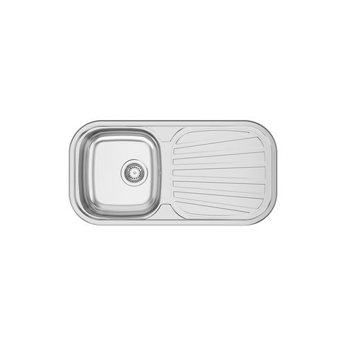 单槽厨房水槽 - SEVILLA - RODI HOME – kitchen sinks and accessories - 带沥水架 / 不锈钢 / 抛光不锈钢