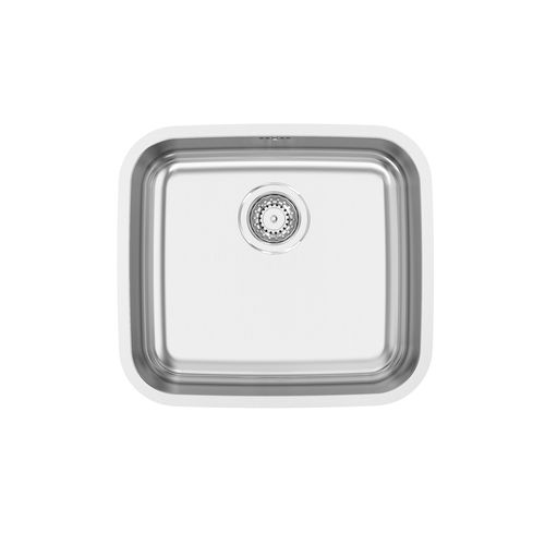 单槽厨房水槽 - LAGUNA - RODI HOME – kitchen sinks and accessories - 无排水板 / 抛光不锈钢 / 嵌入式