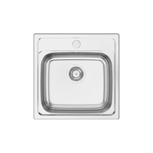 单槽厨房水槽 - NEW MANAUS - RODI HOME – kitchen sinks and accessories - 无排水板 / 不锈钢 / 抛光不锈钢