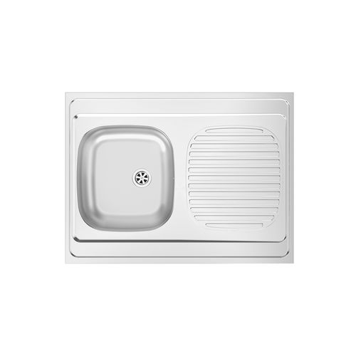 单槽厨房水槽 - SIT ON 800×600 B - RODI HOME – kitchen sinks and accessories - 带沥水架 / 不锈钢 / 嵌入式