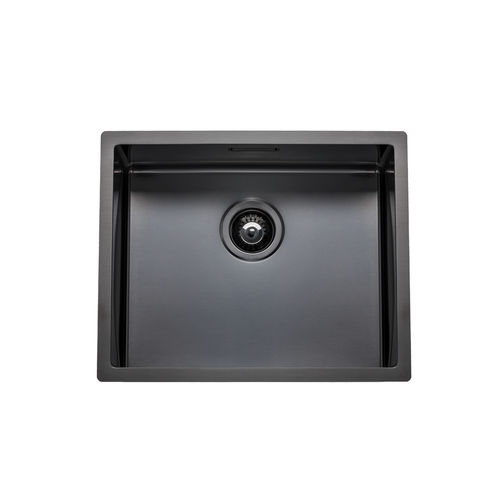 灰色厨房水槽 - BOX LUX 50 - RODI HOME – kitchen sinks and accessories - 1 槽式 / 无排水板 / 不锈钢