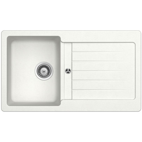 单槽厨房水槽 - 86 ALPINA - RODI HOME – kitchen sinks and accessories - 带沥水架 / 复合材料 / 嵌入式