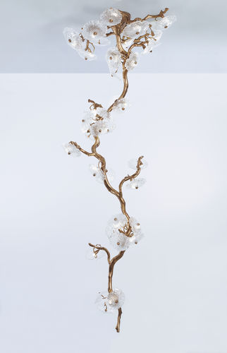 现代风格枝形吊灯 - BONSAI L - Serip - 穆拉诺玻璃 / 青铜 / 商用