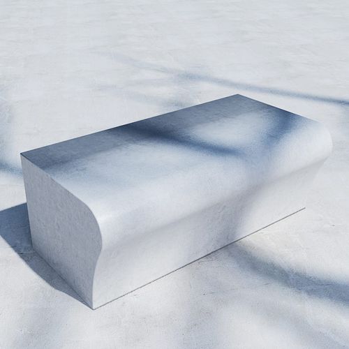 现代风格公共长椅 - WAVE : 104 / 105 / 106 - SIT Urban Design - 玻璃纤维混凝土