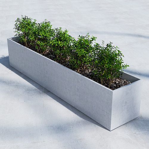 纤维混凝土花坛 - BASIC : 201 / 203 BIG BOX - SIT Urban Design - 长方形 / 现代风格 / 公共空间