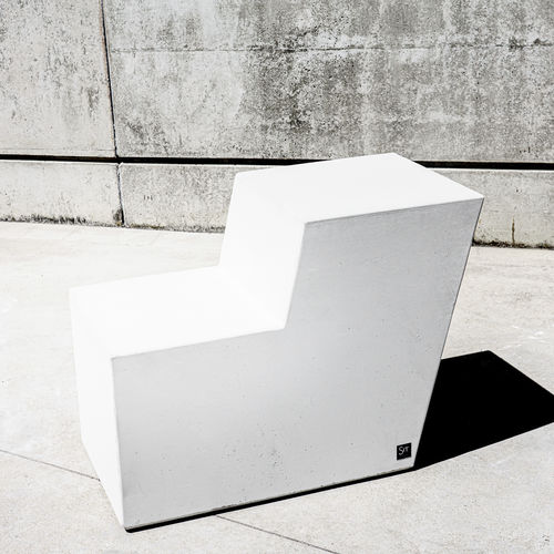现代风格公共长椅 - FORM : 543 - SIT Urban Design - 混凝土 / 带椅背