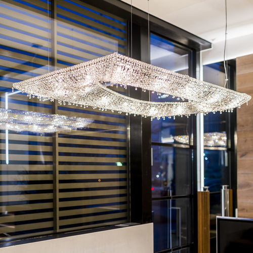 现代风格枝形吊灯 - ARTIKOI - Manooi - 水晶 / 商用 / 几何