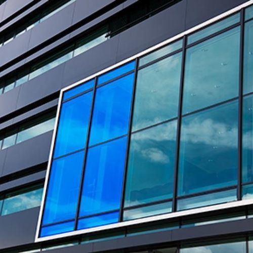 窗装饰薄膜 - AZUR 80 XC - SolarScreen International - 用于外墙 / 玻璃 / PET
