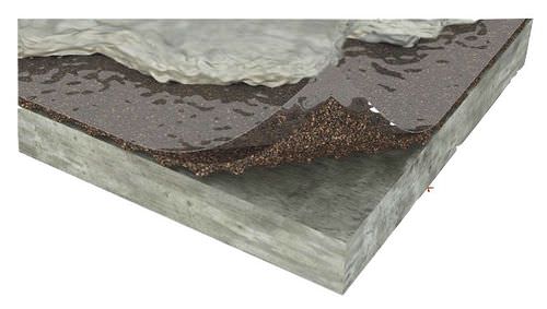 垫隔音垫层 - ACOUSTICORK U31 - Total Vibration Solutions TVS - 橡胶 / 软木