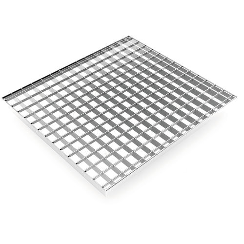 钢格子板 - PRESS-LOCKED - JK TECHNIC - 不锈钢 / 铝制 / 用于工业行人桥
