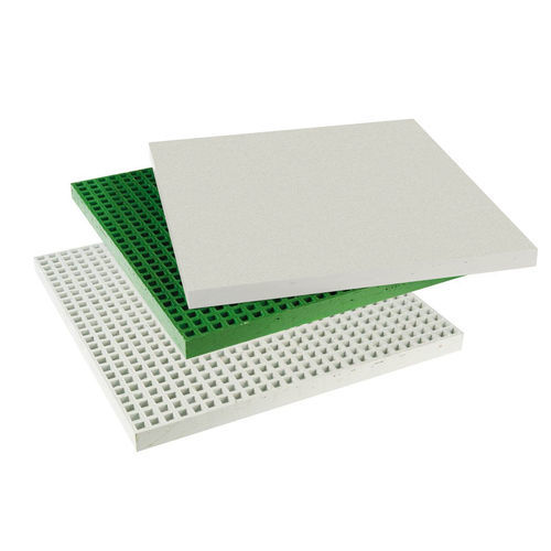 聚酯格子板 - FRP - JK TECHNIC - 用于工业行人桥 / 用于室外地面 / 防滑