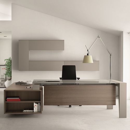 老板桌 - CLASS - UFFICIO DESIGN ITALIA - 落地 / 现代风格 / 三聚氰胺