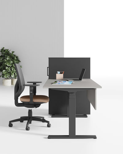 落地办公桌 - STAND - UFFICIO DESIGN ITALIA - 多座位 / 现代风格 / 金属