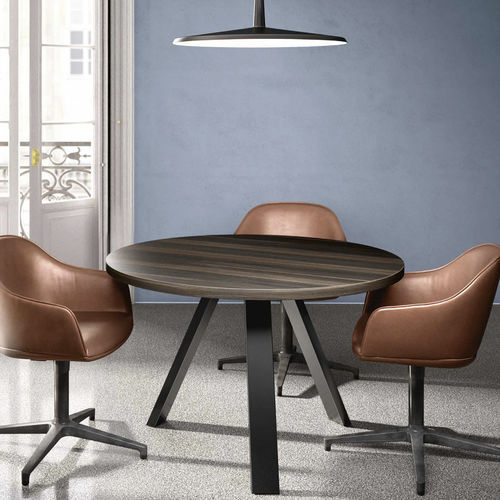 现代风格会议室桌 - FUJI EXECUTIVE - UFFICIO DESIGN ITALIA - 漆木 / 三聚氰胺 / 玻璃