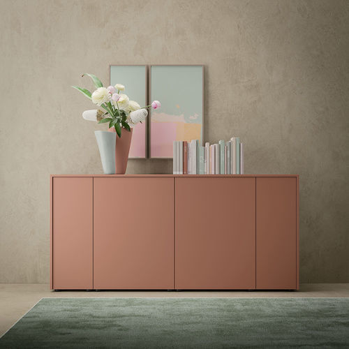 矮档案柜 - BOX - UFFICIO DESIGN ITALIA - 高 / 漆木 / 三聚氰胺