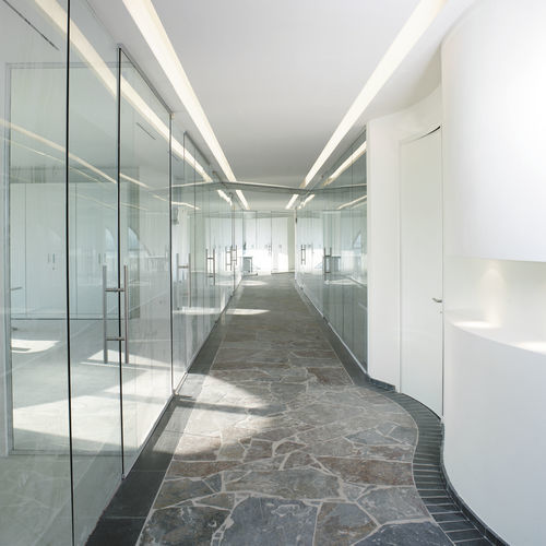 玻璃隔板 - CRYSTAL - UFFICIO DESIGN ITALIA - 专业 / 用于办公室 / 透明