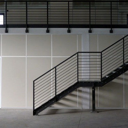 固定隔断 - INDUSTRIAL - UFFICIO DESIGN ITALIA - 玻璃板 / 木制 / 金属