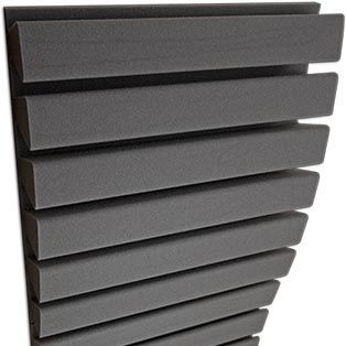 天花板隔音板 - STRIPESORB ARC® - Jocavi - Acoustic Panels, Lda - 墙面 / 三聚氰胺 / 方形