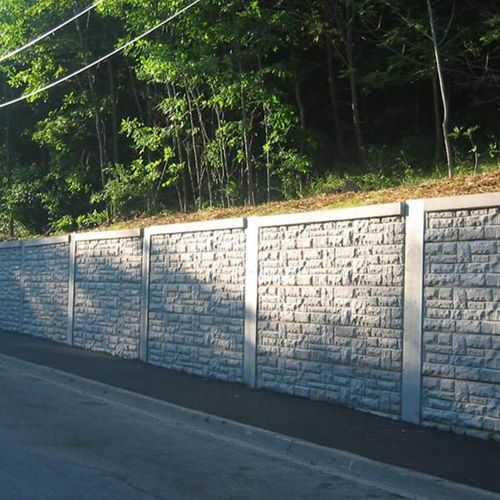 钢筋混凝土挡土墙 - DURISOL NARROW FOOTPRINT SYSTEM - Armtec - 模块化 / 预制 / 公路