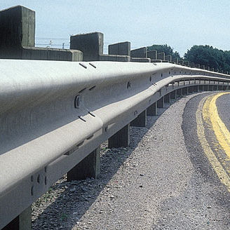 电镀钢道路安全栏 - FLEX-BEAM - Armtec - 道路