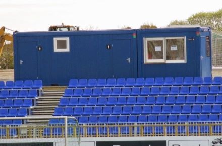仓储集装箱建筑 - KRISTIANSUND - Containex - 公共机构用 / 体育场 / 电镀钢