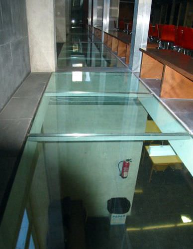 玻璃地面板坯 - VIDRES BERNI - 用于横梁板 / 建筑物