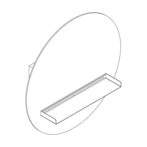 悬挂式淋浴莲蓬头 - A SUPP - AQUAelite® - 圆形