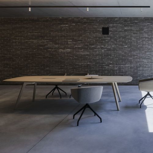 现代风格会议室桌 - WING - True Design srl - 栎木 / 胡桃木 / 胶合板