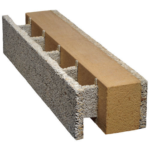 木制混凝土模板块 - ISOSPAN ECO-EXPERT - XL  - isospan Baustoffwerk GmbH - 被动式房屋 / 用于承重外墙 / 建筑物