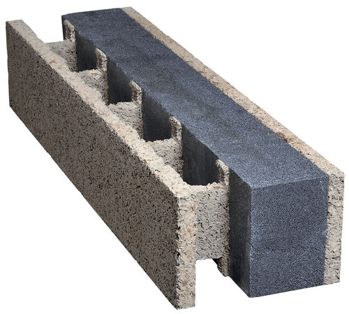 木制混凝土模板块 - ISOSPAN SILVER - isospan Baustoffwerk GmbH - 被动式房屋 / 用于承重外墙 / 建筑物