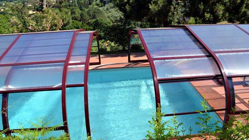 高游泳池阳光房 - IBIZA - abrisol - 伸缩 / 金属 / 聚碳酸酯
