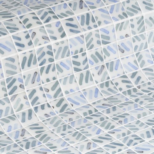 玻璃马赛克 - STROKES 25 - EZARRI MOSAICO - 哑光 / 户外 / 泳池