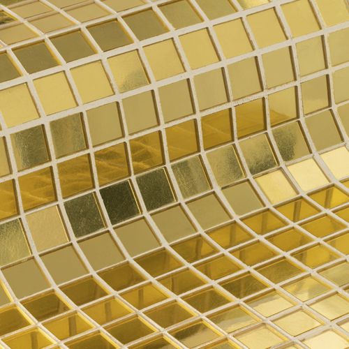 玻璃马赛克 - Gold 25 - EZARRI MOSAICO - 高亮光 / 室内 / 户外