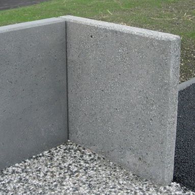 钢筋混凝土挡土墙 - L - ALKERN - 模块化 / 预制 / 用于花园围栏