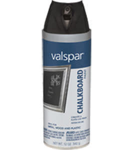 装饰油漆 - VALSPAR® CHALKBOARD SPRAY - VALSPAR - 用于木工工程 / 木材 / 黑板