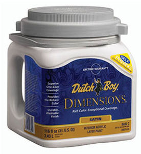 装饰油漆 - DIMENSIONS - DUTCH BOY - 室内 / 墙面 / 丙烯